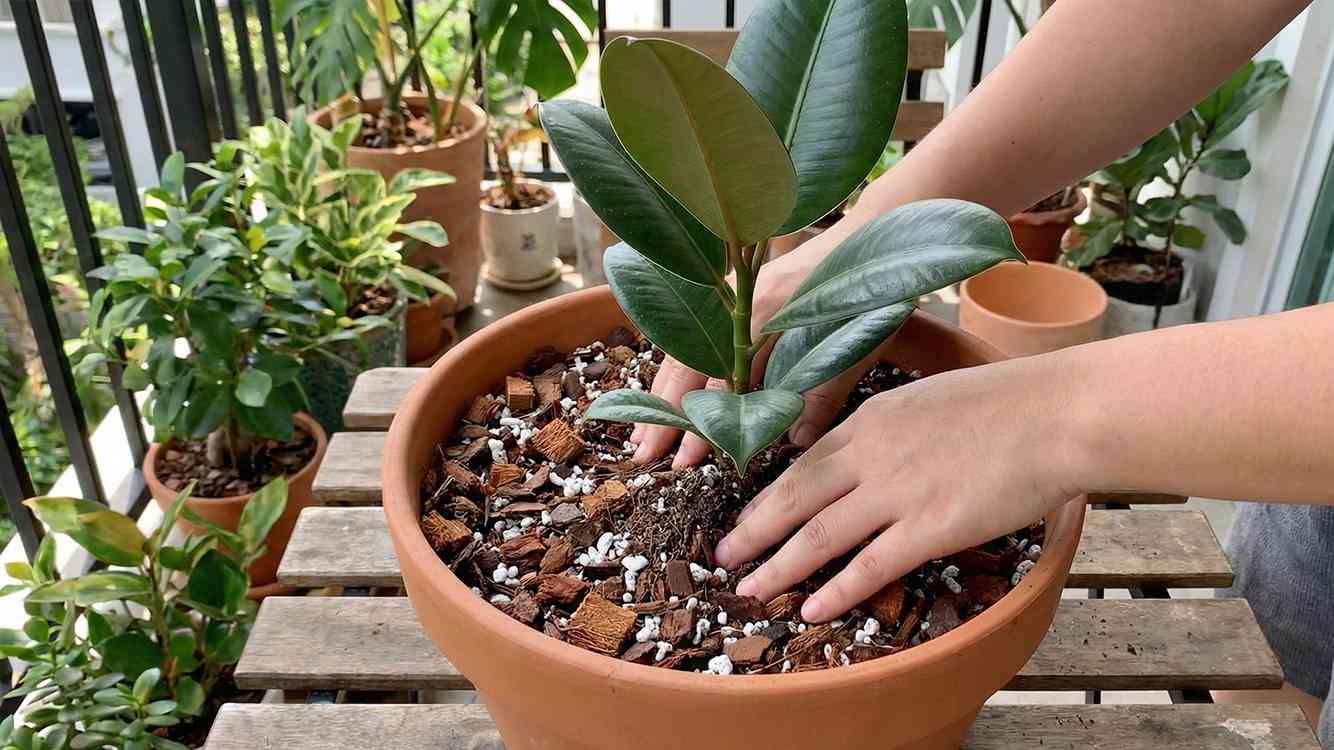 Die perfekte Gummibaum Erde: So fhlt sich dein Ficus wohl   MyZimmerpflanze.de