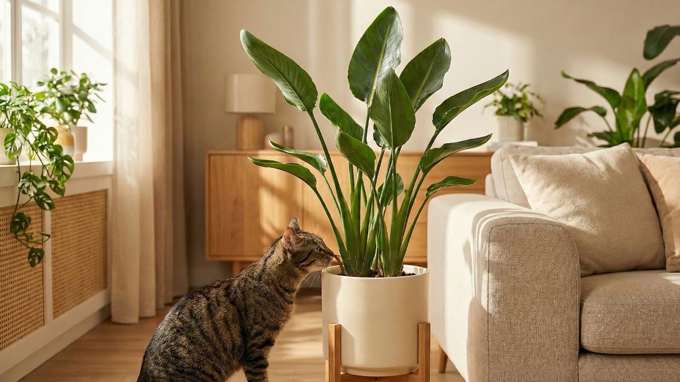 Ist eine Strelitzia giftig fr Katzen? Alle Infos und Alternativen   MyZimmerpflanze.de