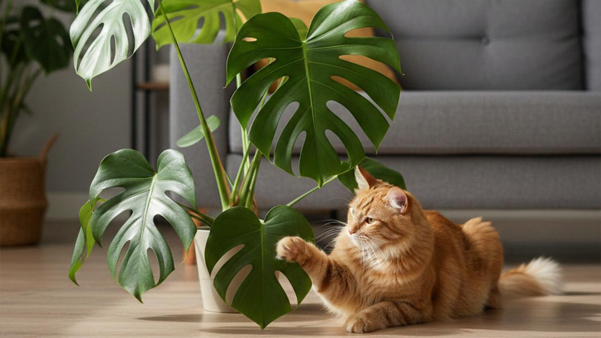 Ist eine Monstera giftig für Katzen? Was du vor dem Kauf wissen musst