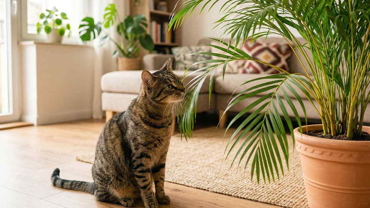 Ist die Goldfruchtpalme giftig für Katzen?